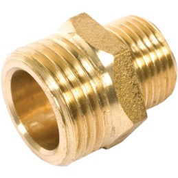 NIPPLE EN LAITON G 3/8"-1/2"