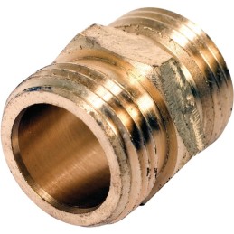 NIPPLE EN LAITON G 1/2"-1/2"