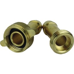 RACCORD COMBINE LOUR EN LAITON D.13