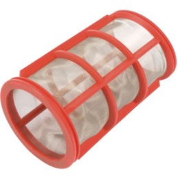FILTRE PULVERISATEUR ROUGE INOX 109X79 32 MESH