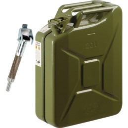 JERRYCAN 20L METAL GENRE US AVEC BEC VERSEUR