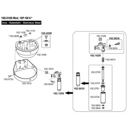 ABREUVOIR ANTI-LAPAGE 16P SOUP APE INOX 3/4"