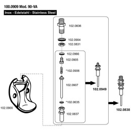 ABREUVOIR PORCELET 90I