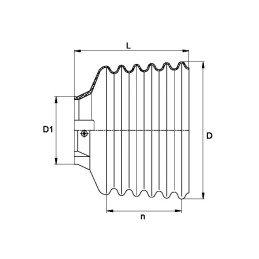 BOL DE PROTECTEUR SC25 Ø152 MM LG 77 MM WALTERSCHEID