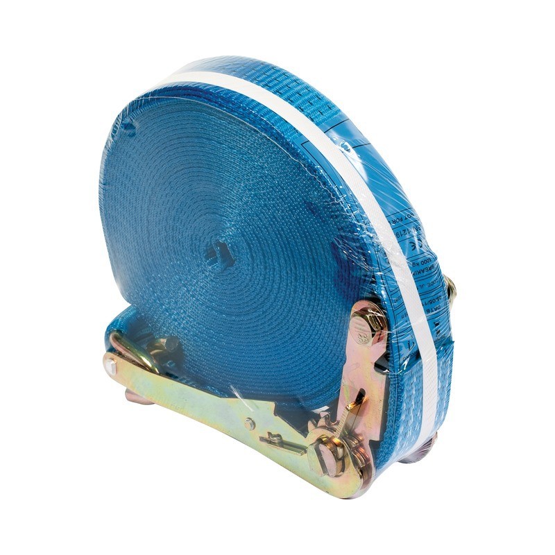 SANGLE D'ARRIMAGE 5T LG15M + CROCHET BORD DE RIVE (BLEUE)