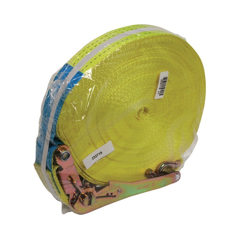 SANGLE D"ARRIMAGE 5T LG25M + CROCHET BORD DE RIVE (JAUNE)