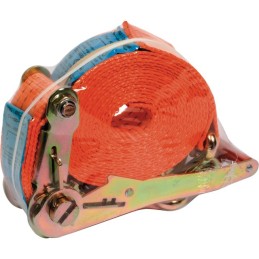 SANGLE D'ARRIMAGE 5T LG5M ORANGE + CROCHET 2 DGTS RAPP