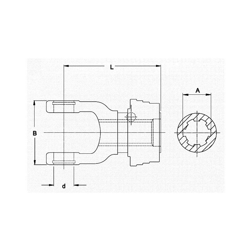 MACHOIRE 1''3/4 20C CR32X76 QSG