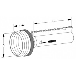 DEMI PROTECTEUR EXTERIEUR SD35 LG1500 GORGE 82