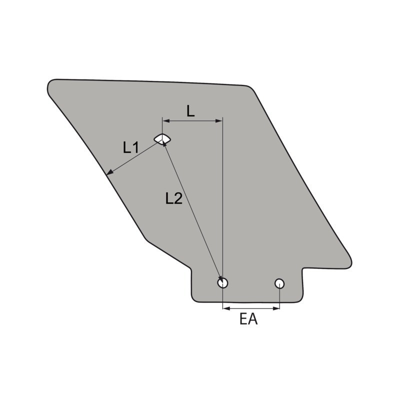 CONTRE LAME DROITE TYPE MICHEL