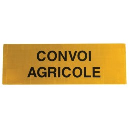 PANNEAU CONVOI AGRICOLE 1200X400 ALU 1MM CLASSE 2