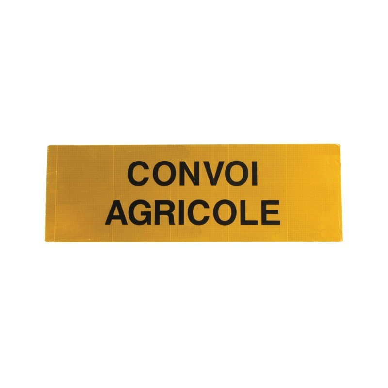 PANNEAU CONVOI AGRICOLE 1200X400 ALU 1MM CLASSE 2