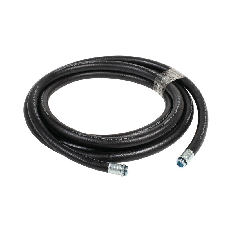 FLEXIBLE  REFOULEMENT GASOIL  8M D25MM AVEC RACCORDS 1 PIUSI