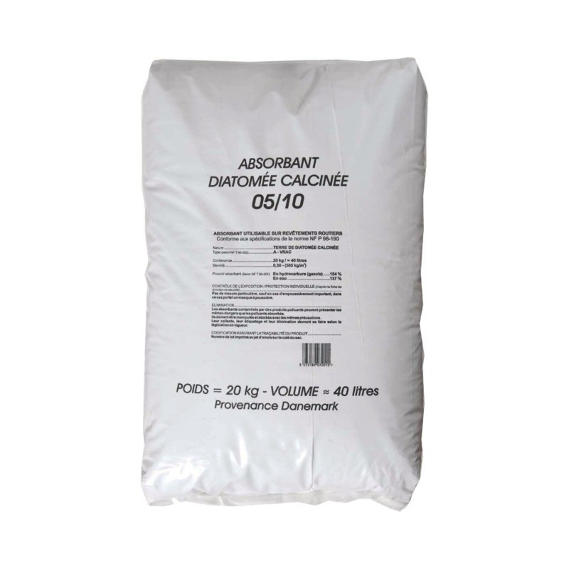 ABSORBANT DE SOL TERRE DE DIATOMEE SAC 20KG