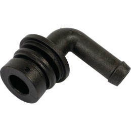 PORTE TUYAU SORTIE CURVÉ D.13 P/VANNE SEC