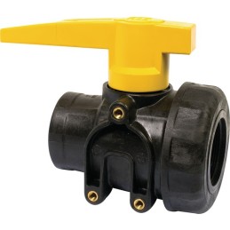 VANNE À BILLE PP 2" NPT FF-LL