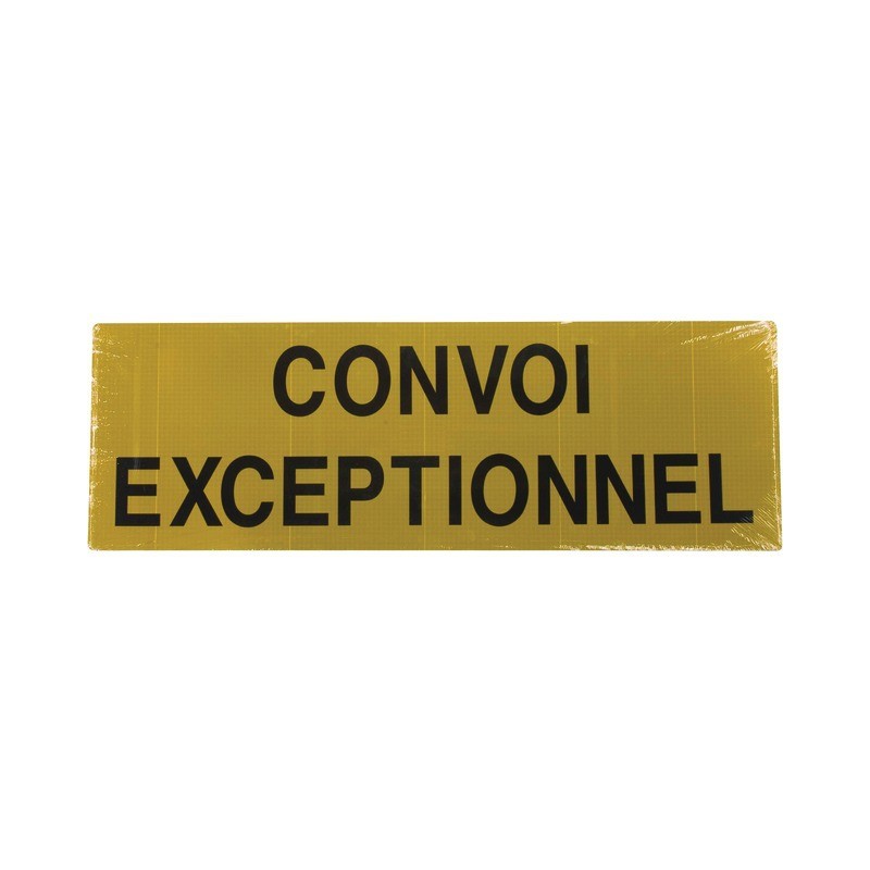 PANNEAU CONVOI EXCEPTIONNEL RETROREFLECHISSANT 1200X400