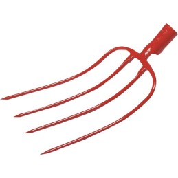 FOURCHE À FUMIER 4 DTS 33CM DOUILLE S/MANCHE