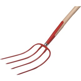 FOURCHE À FUMIER 4 DTS 33CM FERULE A/MANCHE