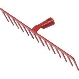 RÂTEAU FORGÉ 14 DENTS DROITES SANS MANCHE