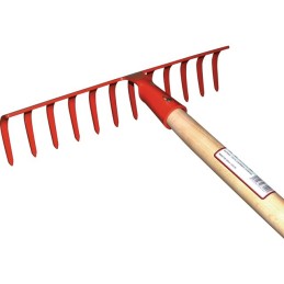 RÂTEAU FORGÉ 12 DENTS COURBES A/MANCHE