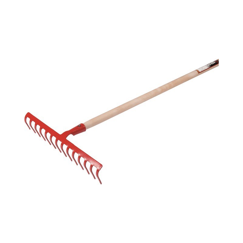 RÂTEAU SOUDÉ 14 DENTS COURBES A/MANCHE