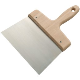 COUTEAU A ENDUIRE LAME ACIER 200 MM MANCHE BOIS