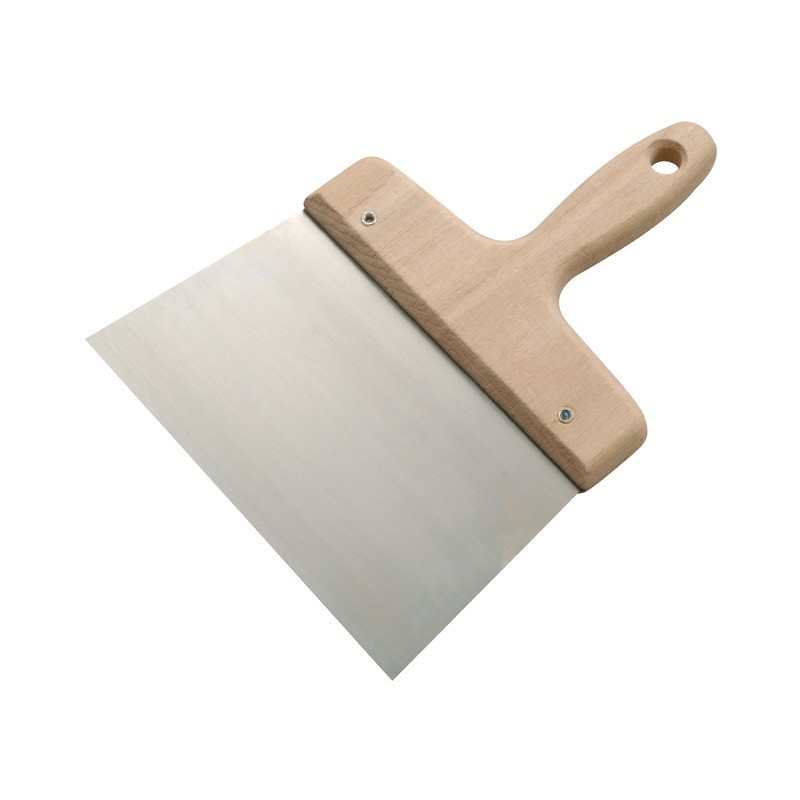 COUTEAU A ENDUIRE LAME ACIER 200 MM MANCHE BOIS