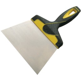 COUTEAU A ENDUIRE LAME ACIER 100 MM MANCHE BI-MATIERE