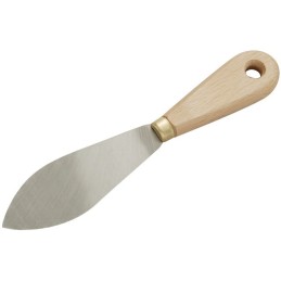 FEUILLE DE LAURIER A MASTIQUER LAME ACIER MANCHE BOIS