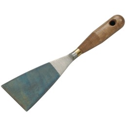 RIFLARD DE MACON LAME ACIER TREMPE 70 MM MANCHE BOIS