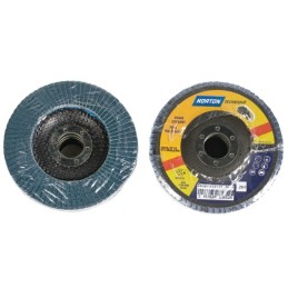 DISQUE À LAMELLES BOMBÉ 115 MM GRAIN 60 BLUE PRO