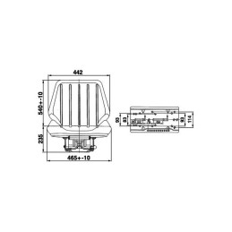 SIEGE MECANIQUE VARIO PVC DS44/1B GRAMMER