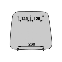 DOSSIER TISSU NOIR + LOMBAIRES LS95H1/90AR