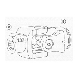 JOINT SIMPLE CR27X75 1"3/8 6C TUBE CITRON 39,5X49