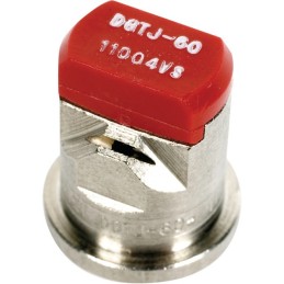 BUSE TEEJET DOUBLE JET PLAT A DERIVE LIMITEE DGTJ60 110 04 VS ROUGE INOX