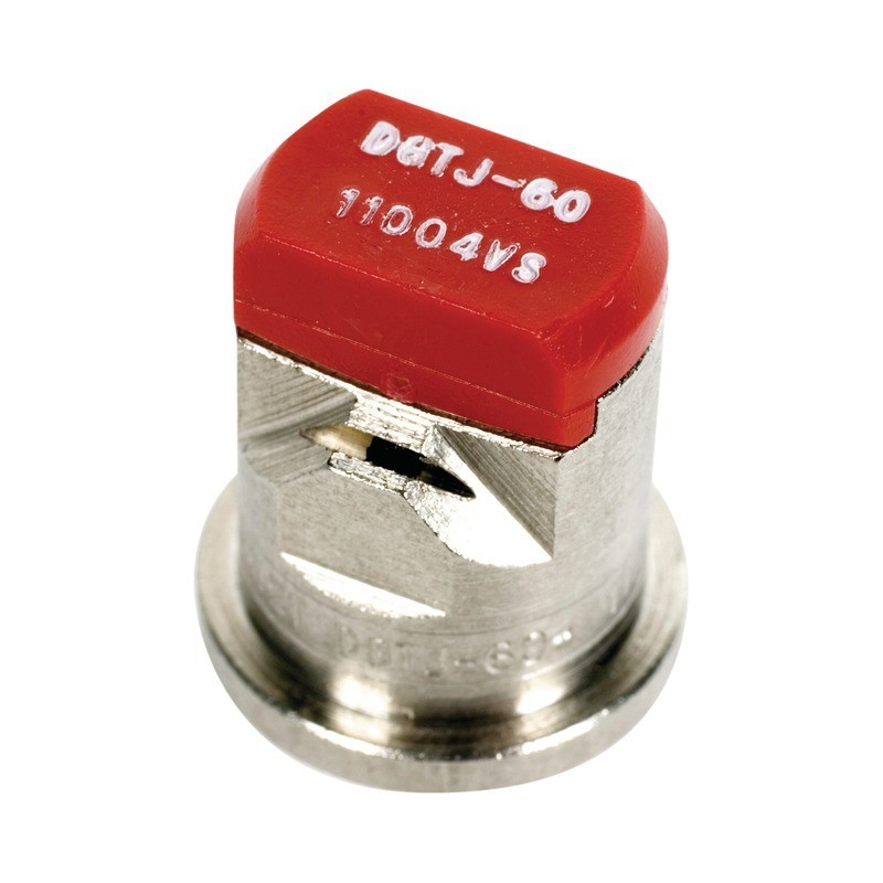 BUSE TEEJET DOUBLE JET PLAT A DERIVE LIMITEE DGTJ60 110 04 VS ROUGE INOX