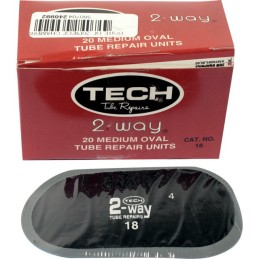 RUSTINE OVALE 100X50MM BOITE DE 20