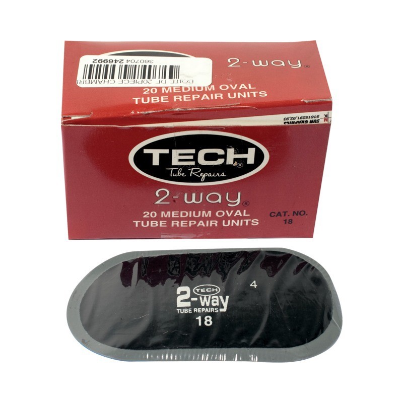 RUSTINE OVALE 100X50MM BOITE DE 20