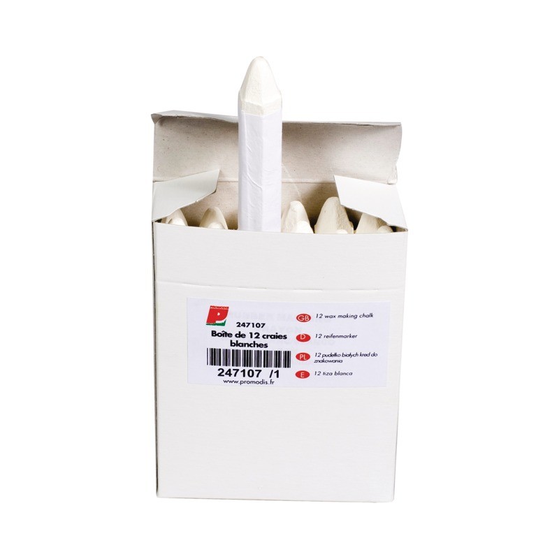 CRAIES MARQUAGE BLANC Ø 14 MM BOITE DE 12 TIP TOP