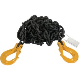 CHAINE DE REMORQUAGE LG 5M AVEC 2 CROCHETS A LINGUET