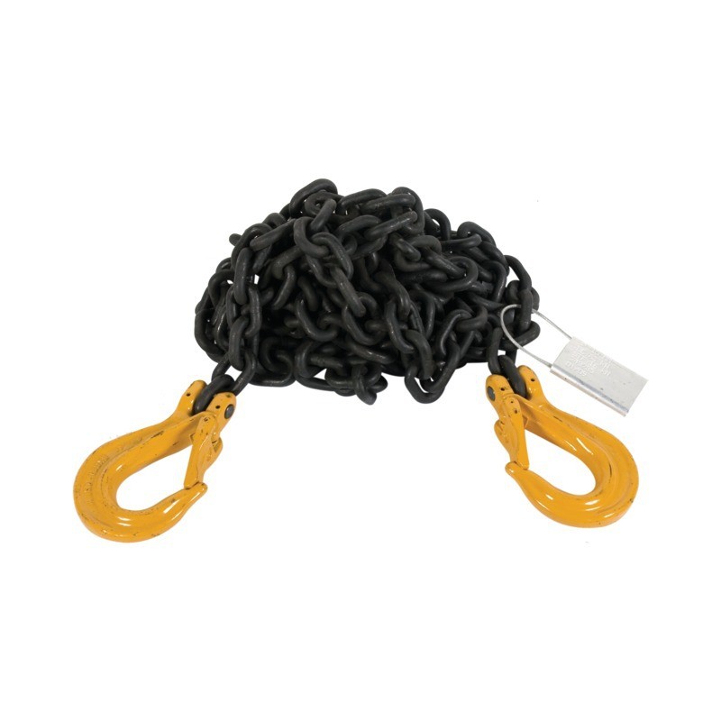 CHAINE DE REMORQUAGE LG 5M AVEC 2 CROCHETS A LINGUET