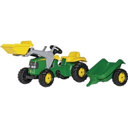 TRACTEUR JOHN DEERE +CHARGEUR +REMORQUE