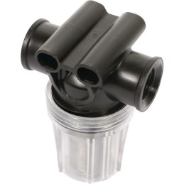 FILTRE EN LIGNE PRESSION TRANSPARENT 1/2" GAZ(F)80 MESCH