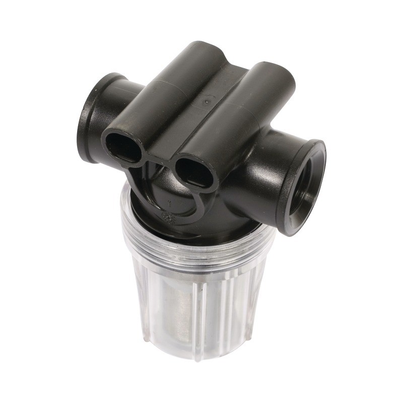 FILTRE EN LIGNE PRESSION TRANSPARENT 1/2" GAZ(F)80 MESCH