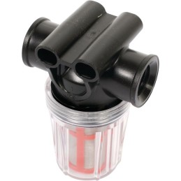 FILTRE EN LIGNE PRESSION TRANSPARENT 1/2" G(F) 100 MESCH