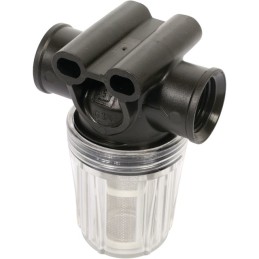 FILTRE EN LIGNE PRESSION TRANSPARENT 3/4" GAZ(F)32 MESCH