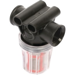 FILTRE EN LIGNE PRESSION TRANSPARENT 3/4" G(F) 100 MESCH