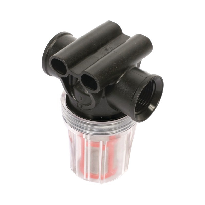 FILTRE EN LIGNE PRESSION TRANSPARENT 3/4" G(F) 100 MESCH
