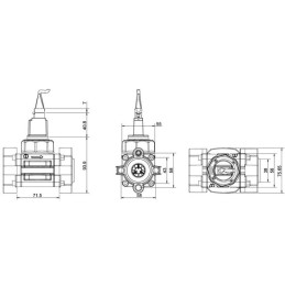 DEBITMETRE RAPID FAN 1"NRG 10/200LMIN 8404012
